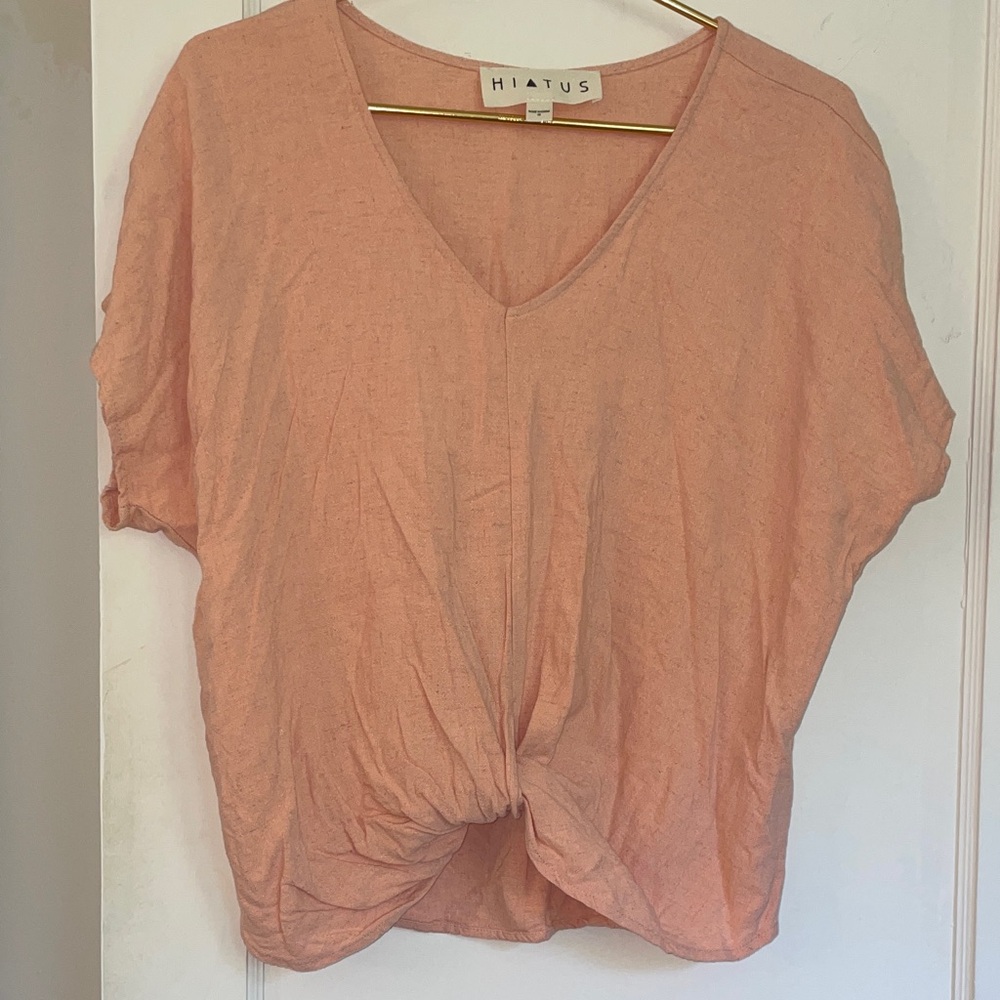 Hiatus Linen Tee | xs